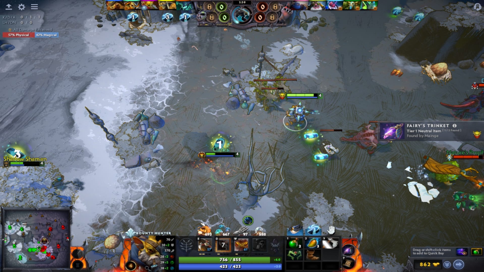 Bounty Hunter finds Greevils to collect Taffy in Diretide