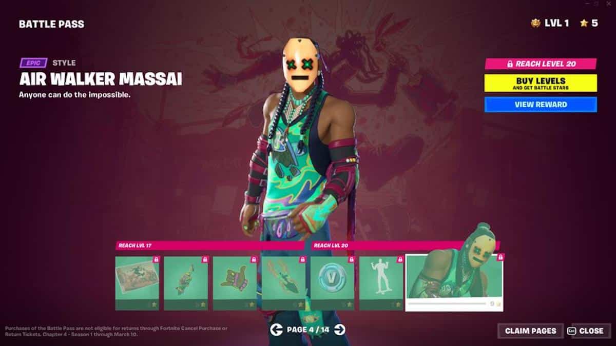 Fortnite Chapter 4 Battle Pass