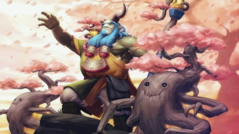Nature's Prophet summons Treants to kill neutral creeps