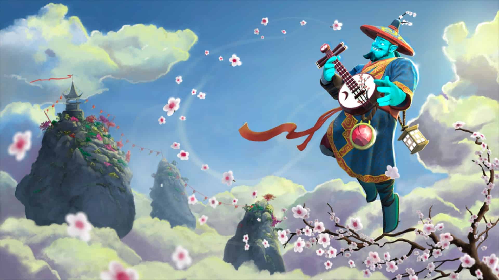 Storm Spirit uses his ulti to kill couriers in Dota 2