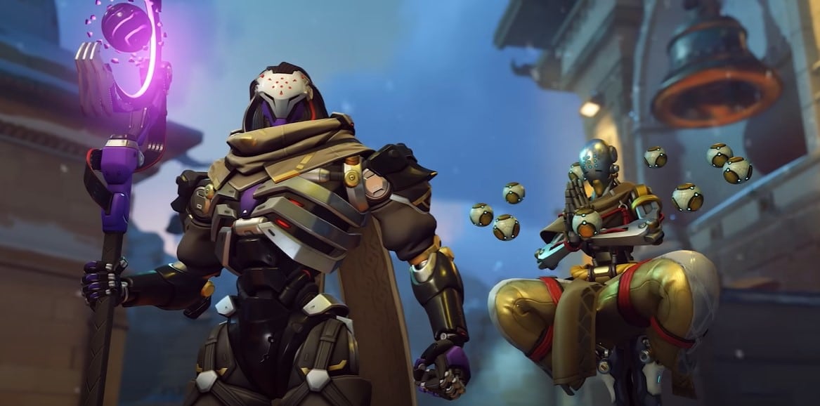 ramattra and zenyatta in shambali monastery 