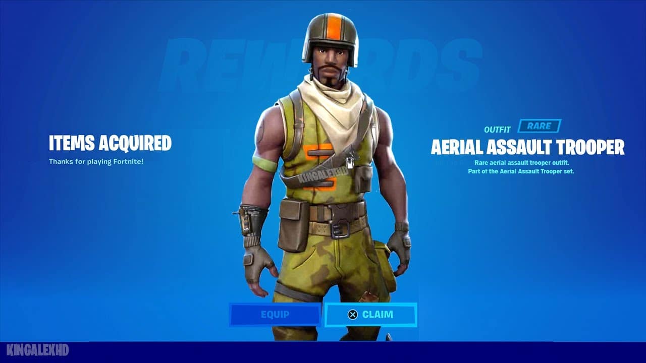 Rarest Fortnite Skins - Aerial Assault Trooper