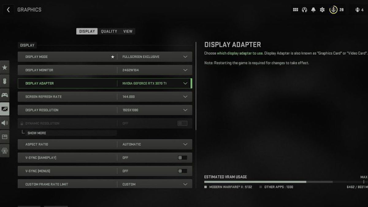 Best Warzone Settings - Graphis