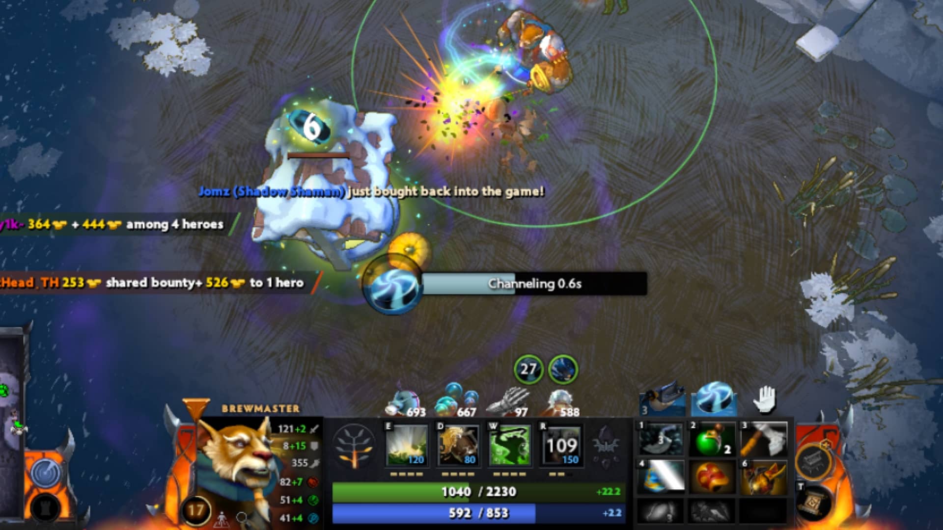 Brewmaster deposits Taffy in Diretide