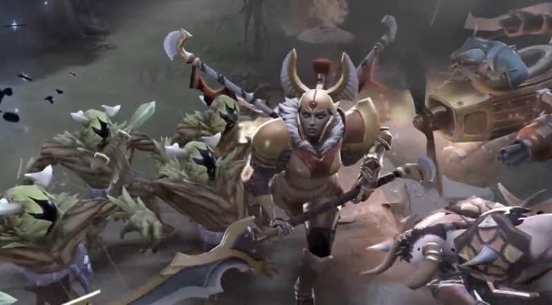 Legion Commander gets an Ultra Kill in battle