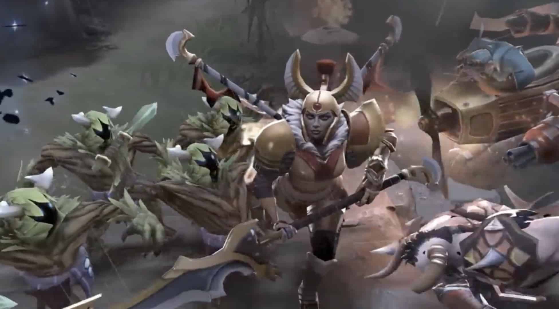 Legion Commander gets an Ultra Kill in battle