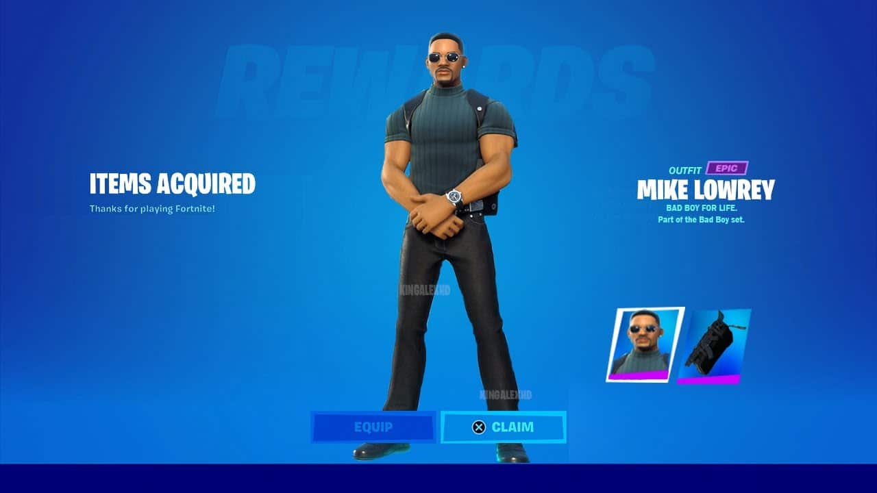 Rarest Fortnite Skins - Will Smith Skin