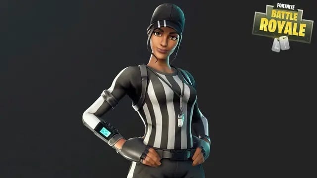 Rarest Fortnite Skins - Referee Skin