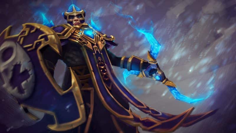 Silencer uses his Glaives of Wisdom to deal Pure damage to enemies