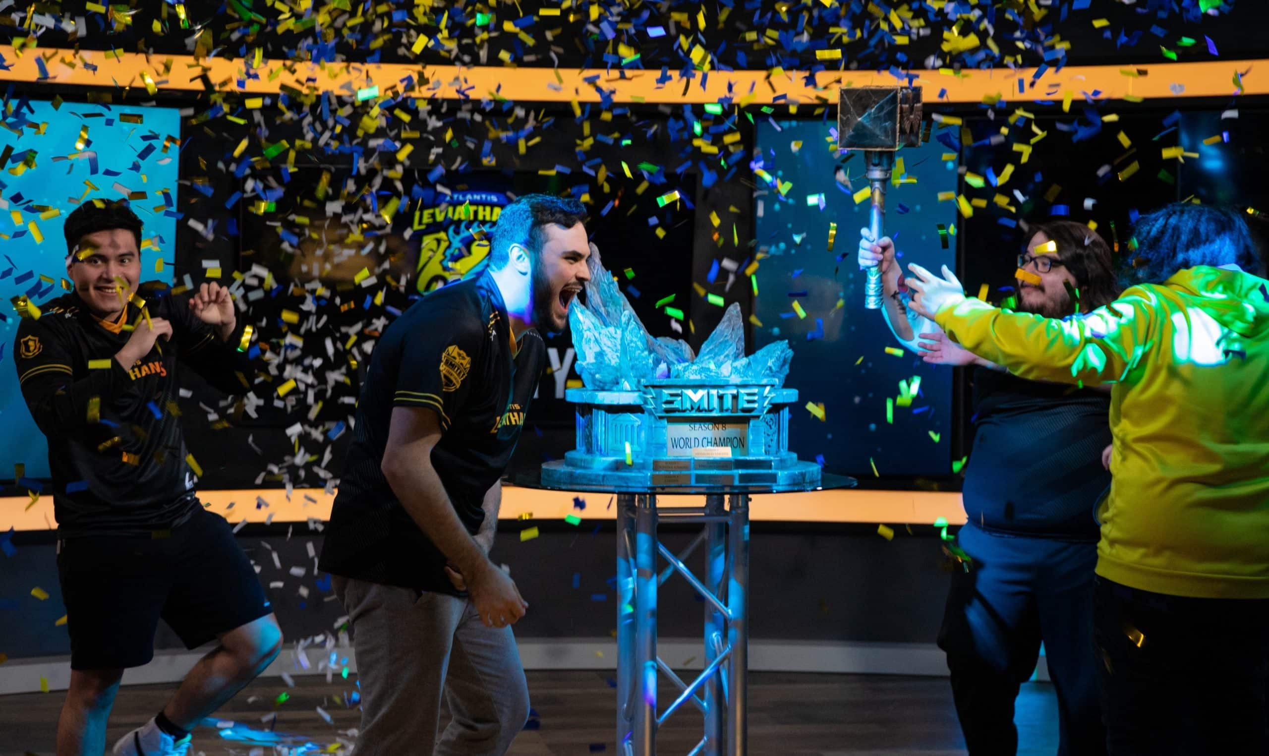 Atlantis Leviathans winning SMITE World Championship 2022