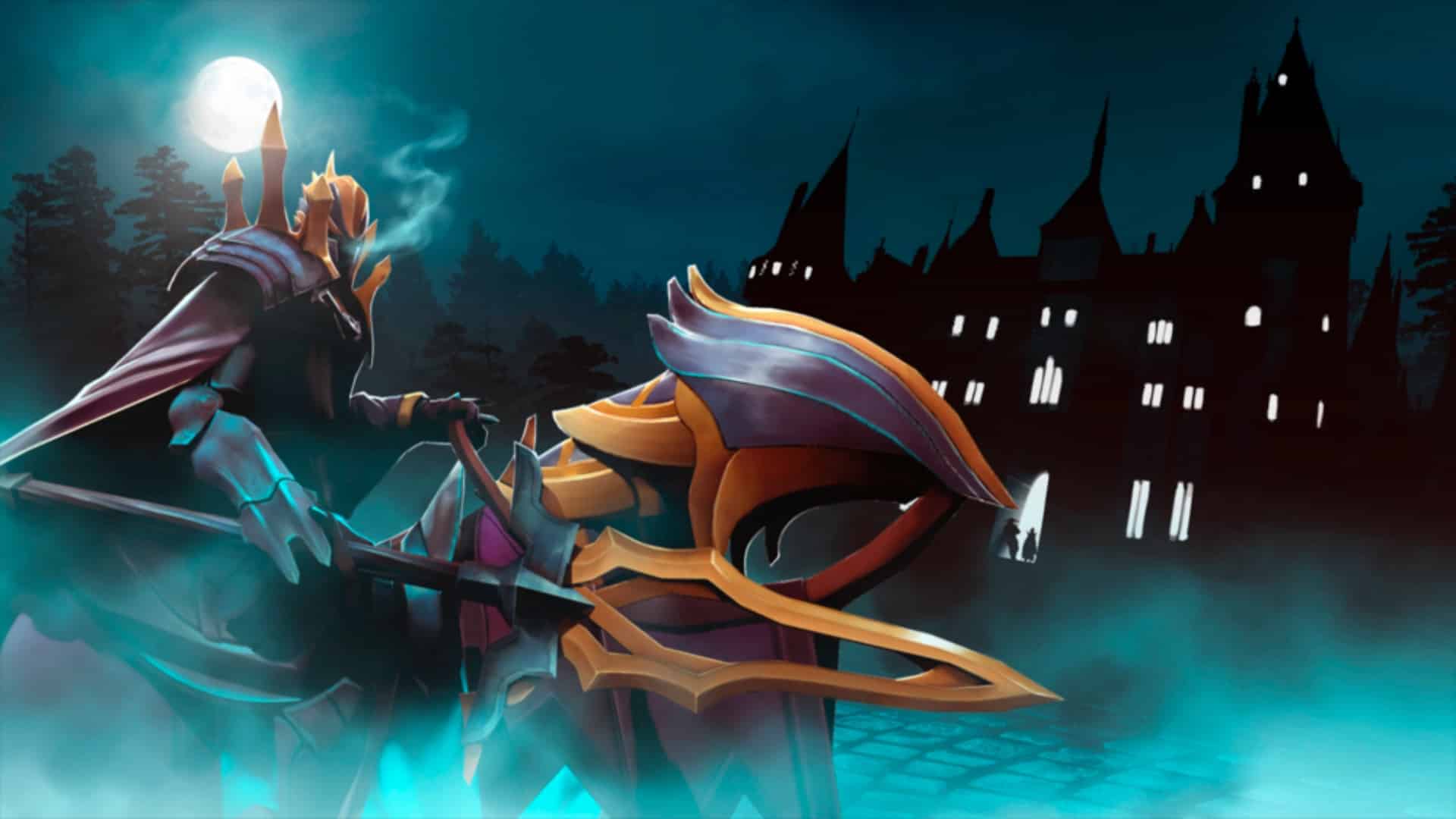 Abaddon prevents his teammates from dying by casting Aphotic Shield on them