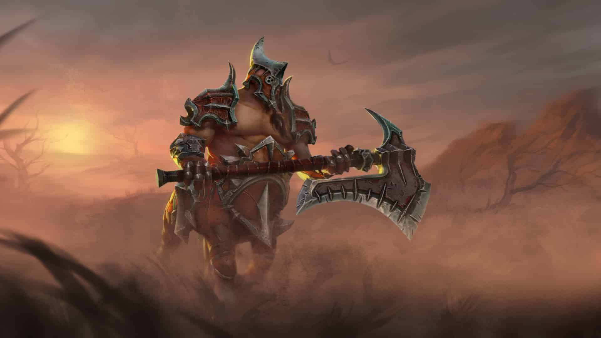 Dota 2 - Centaur Warrunner uses Hoof Stomp to stun enemies