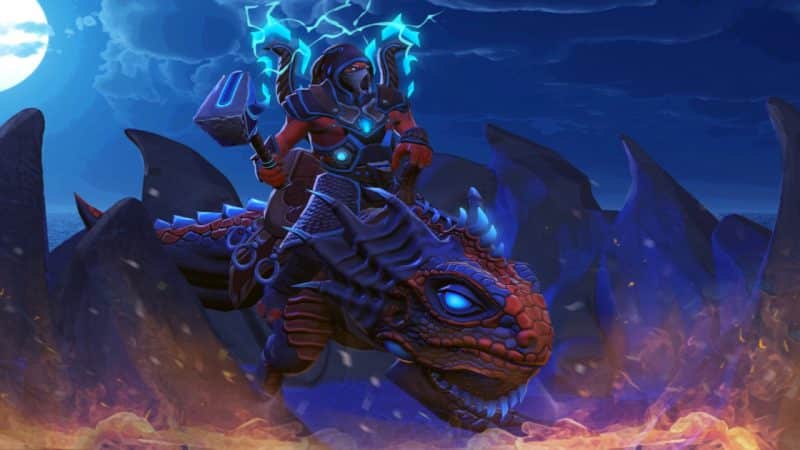 Disruptor silences enemies to assist Brewmaster in team fights