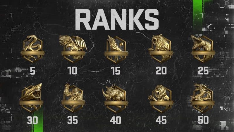 MW2 Ranked Ranks