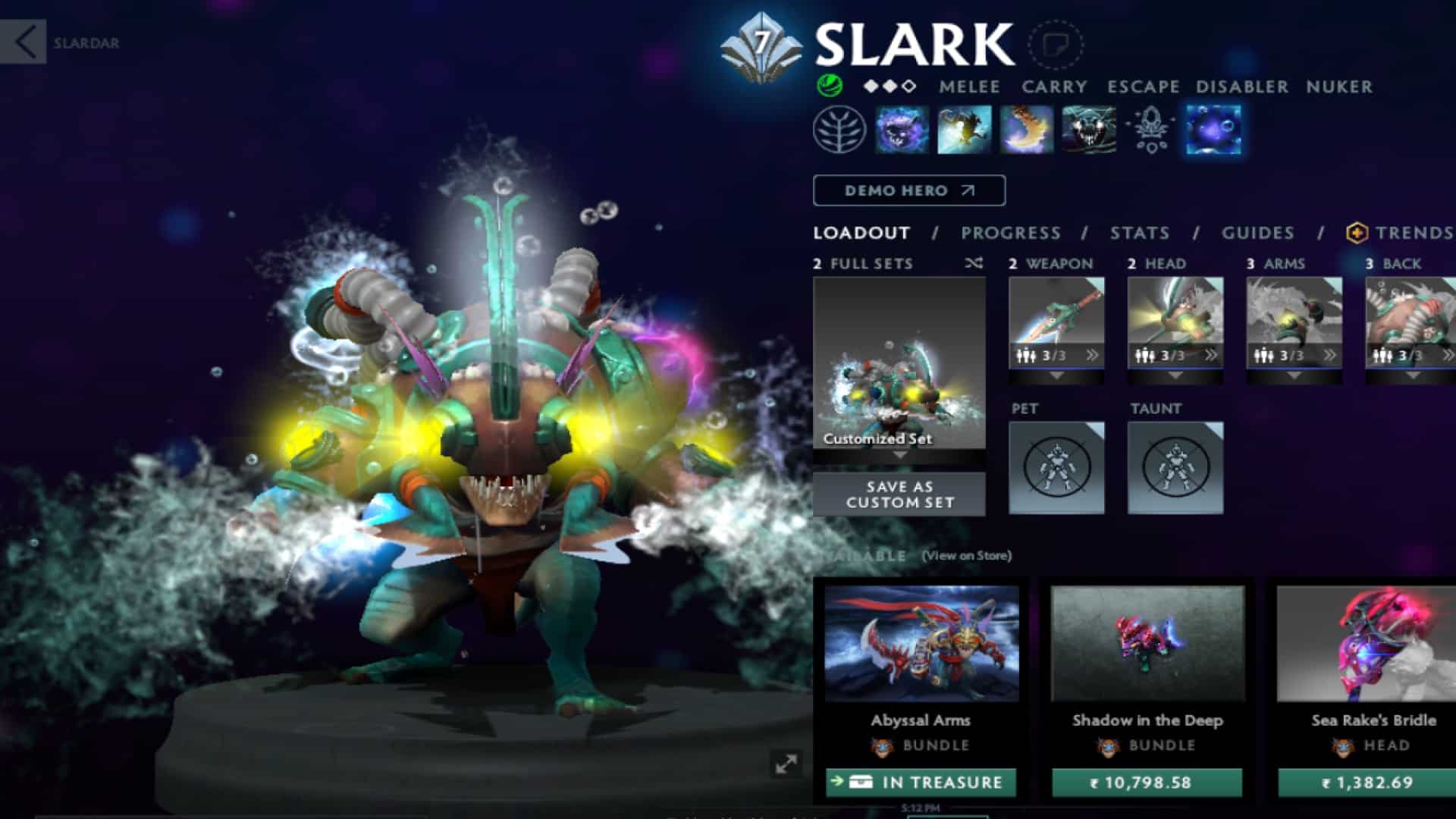 Slark helps Pudge get fast kills in Dota 2