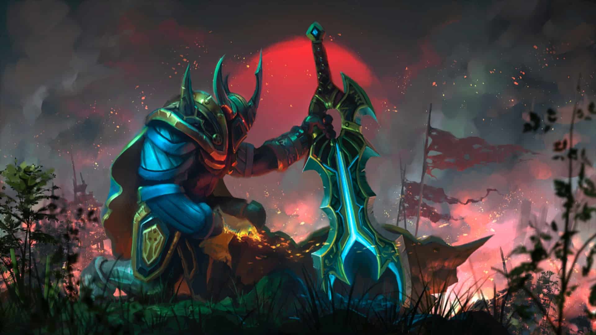 Sven casts Storm Hammer on his opponents to stun them