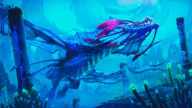 Winter Wyvern heals allies in battles using Cold Embrace
