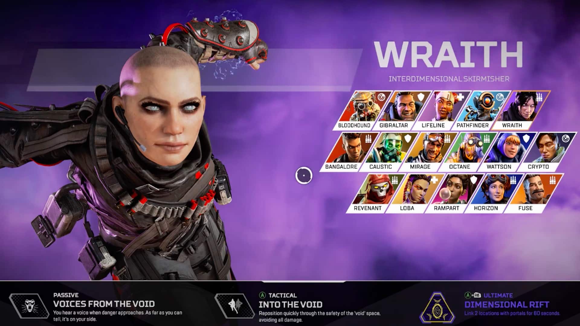 Wraith Apex Legends Guide