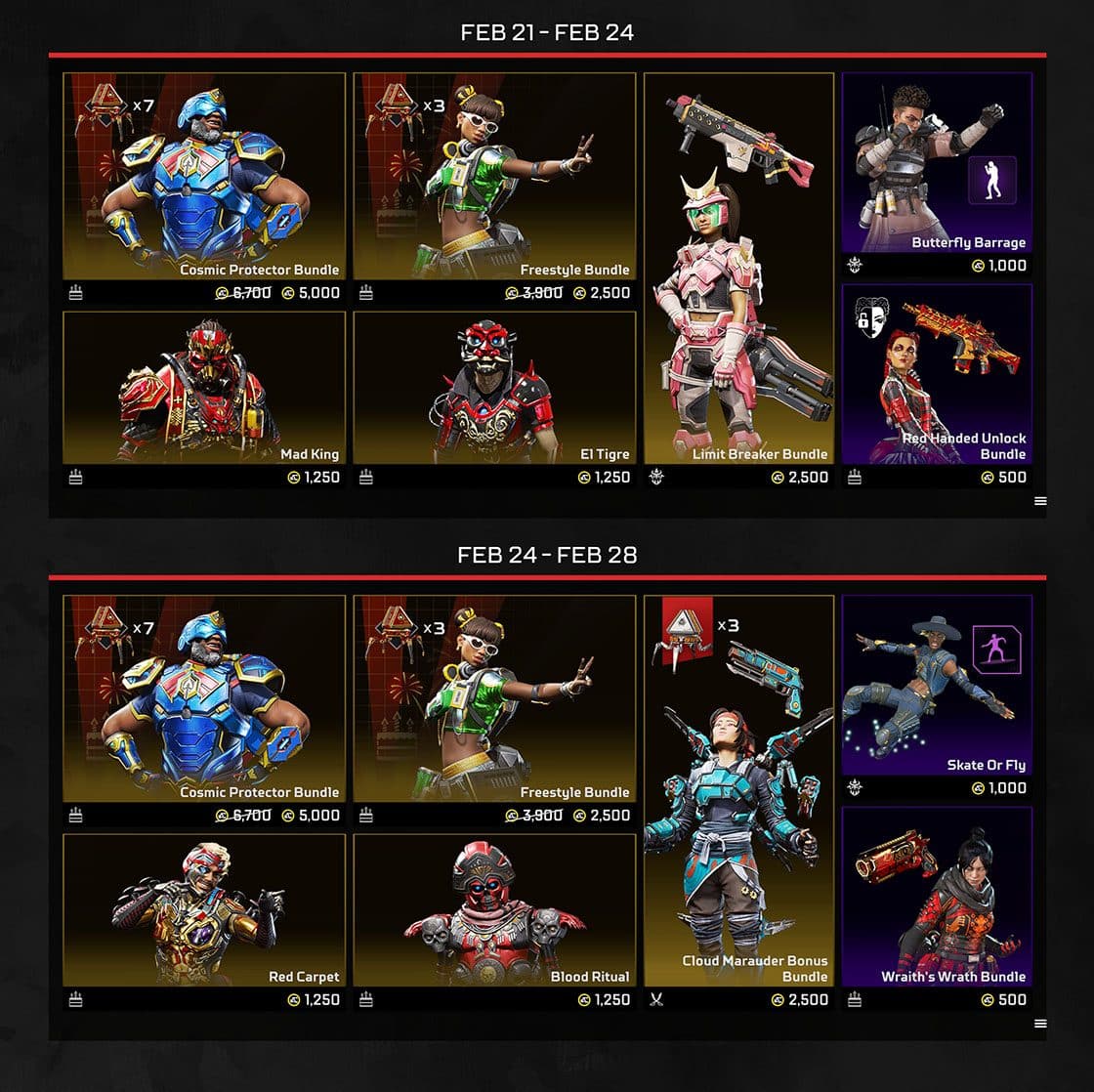 Check out the limited-time Event Shop to snag some sweet cosmetics 