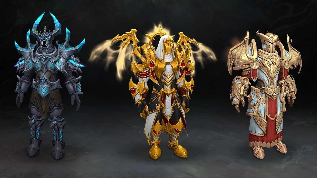 10.1 tier set appearance dk priest paladin