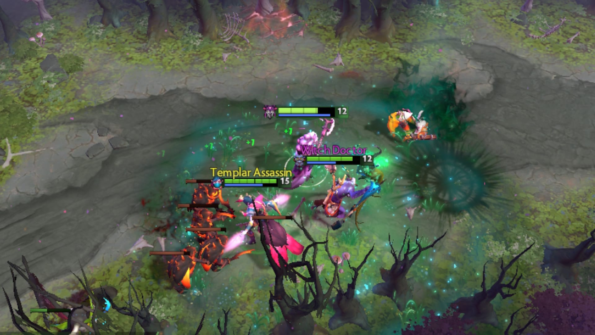 Dazzle increases the cast range on his spells using Aether Lens