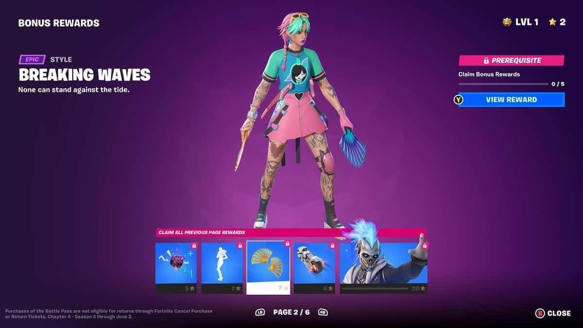 Fortnite Chapter 4 Season 2 Battle Pass