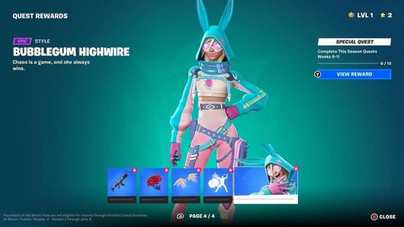Fortnite Chapter 4 Season 2 Battle Pass