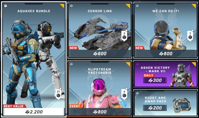 Check out the new and improved item shop! Remember: Many items are limited-time only!