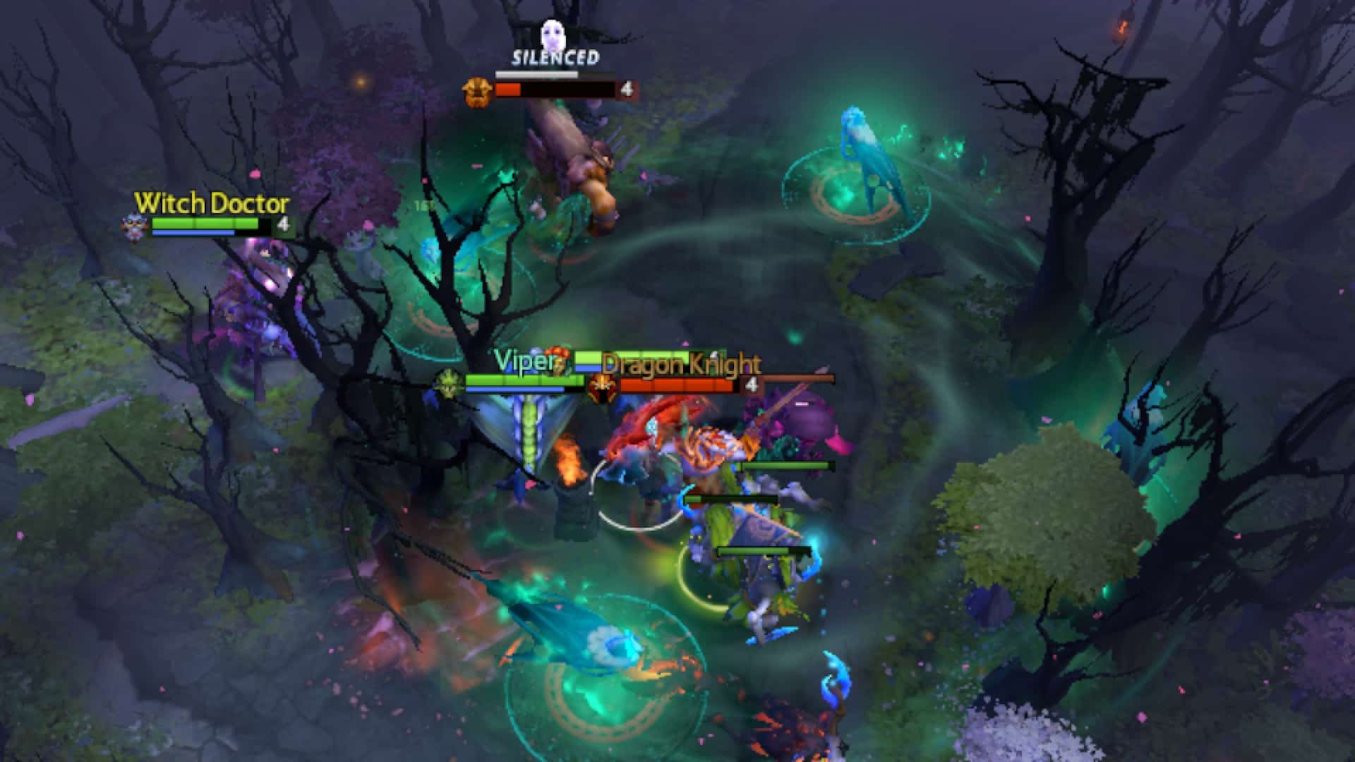 Muerta silences enemies using The Calling