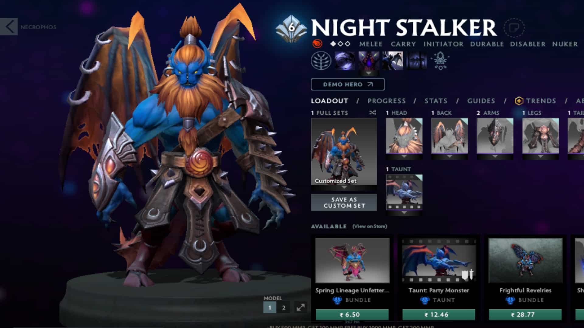 Night Stalker helps Luna get instant kills in Dota 2