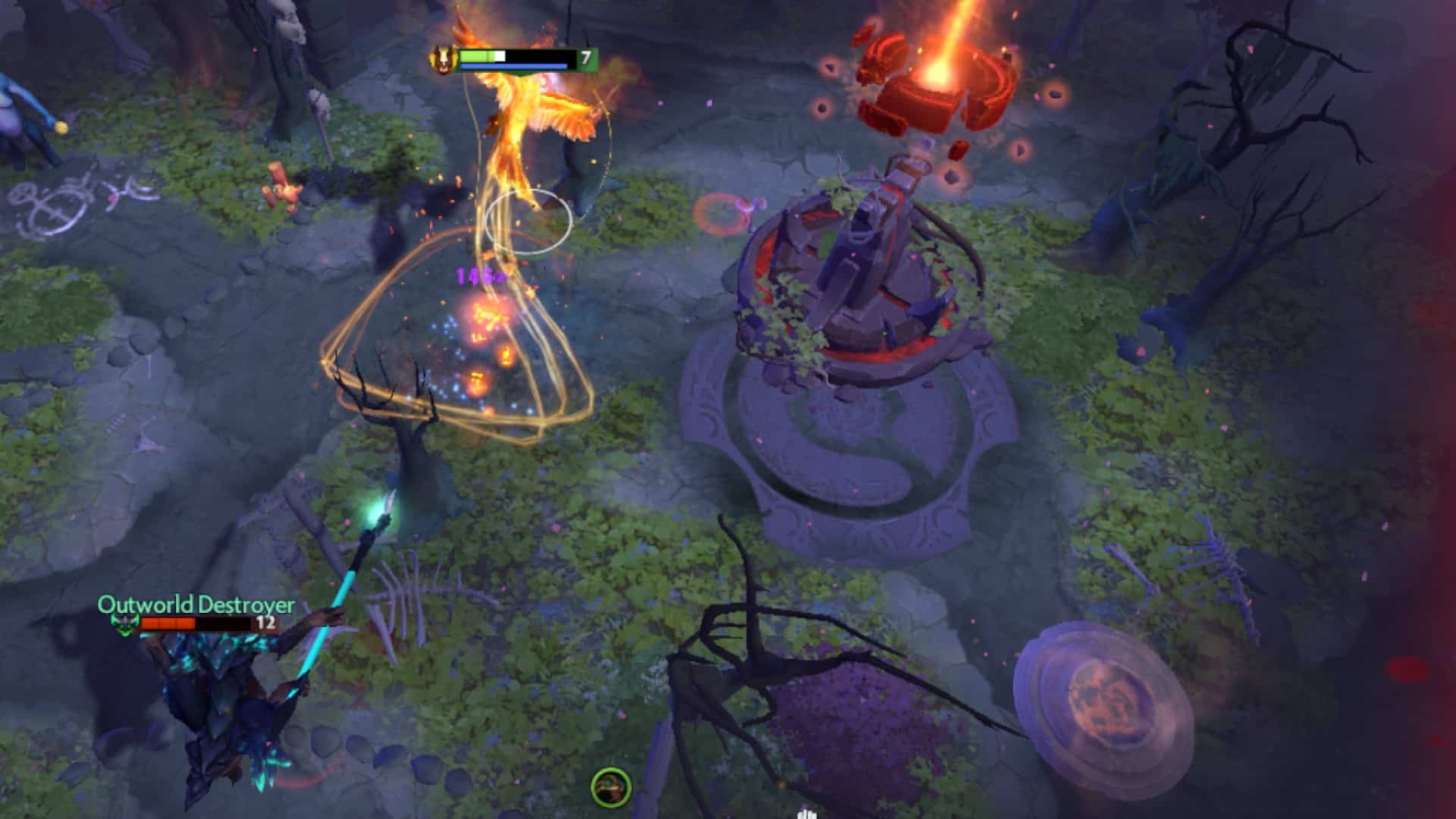 Phoenix escapes out of danger using Icarus Dive