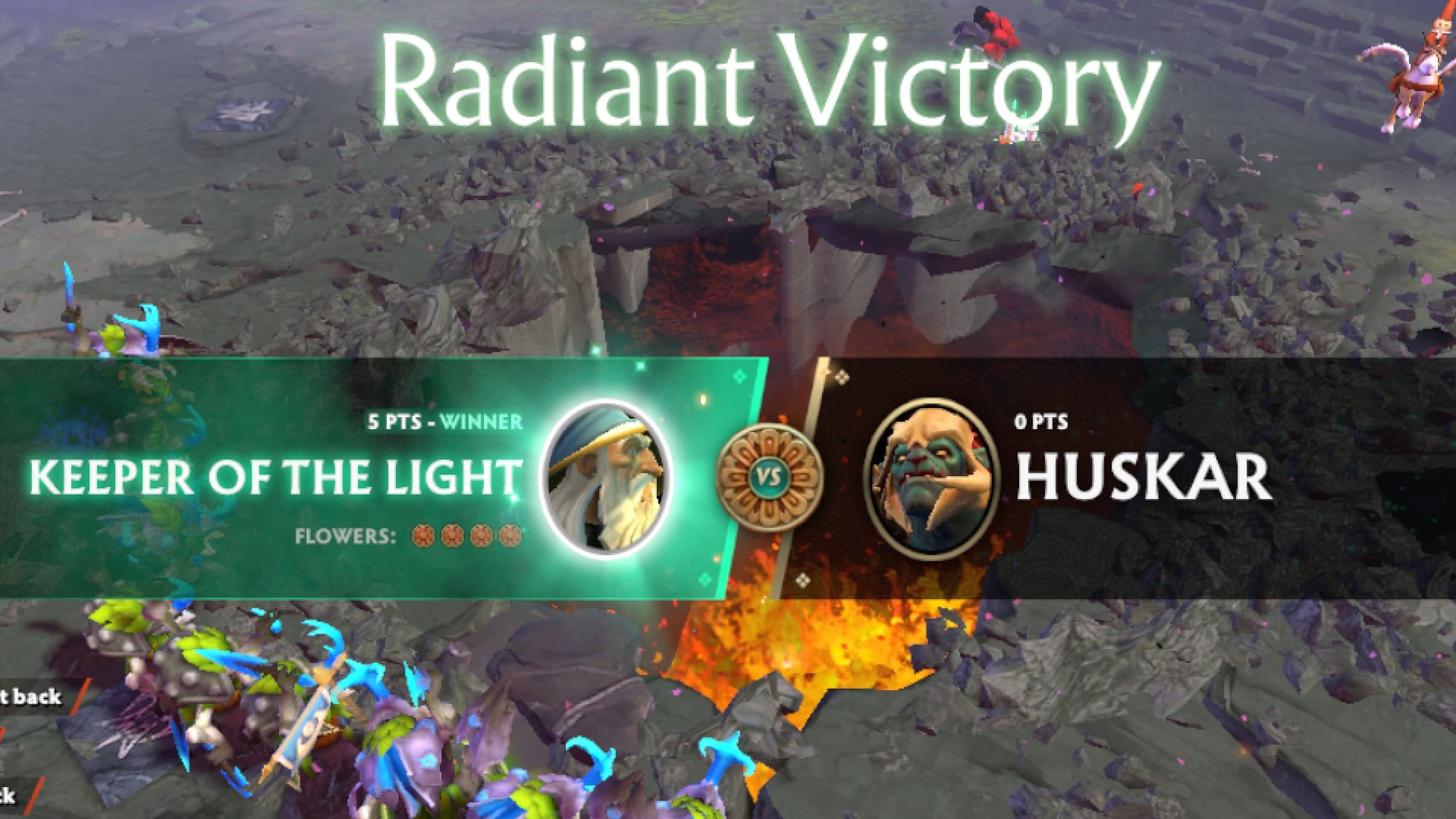 Keeper of the Light defeats Huskar in the Dead Reckoning