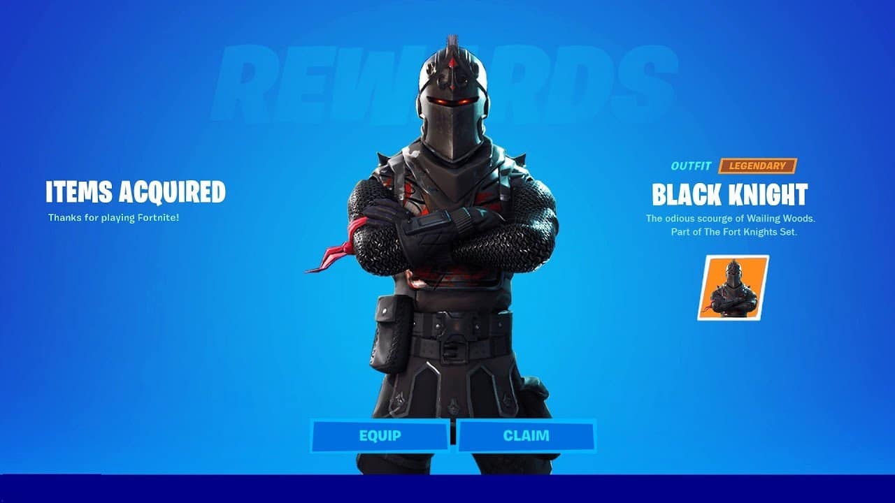 Sweatiest Fortnite Skins - Black Knight