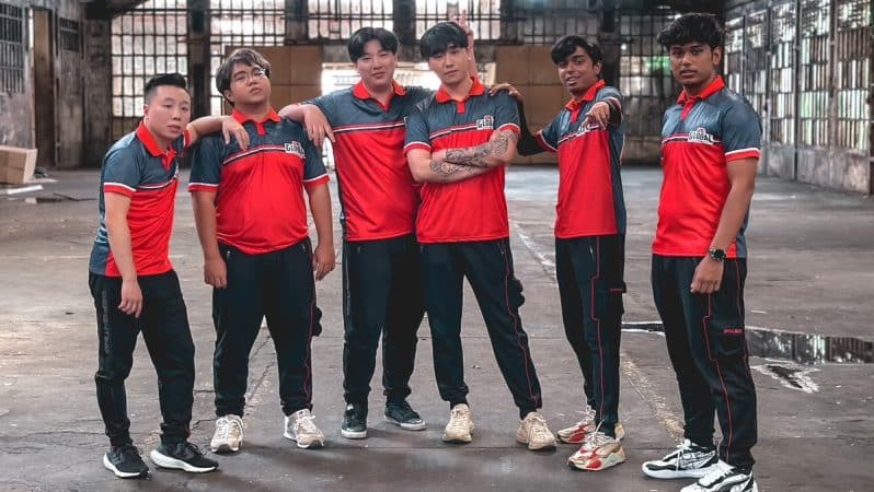 six members of Global Esports' Valorant Team