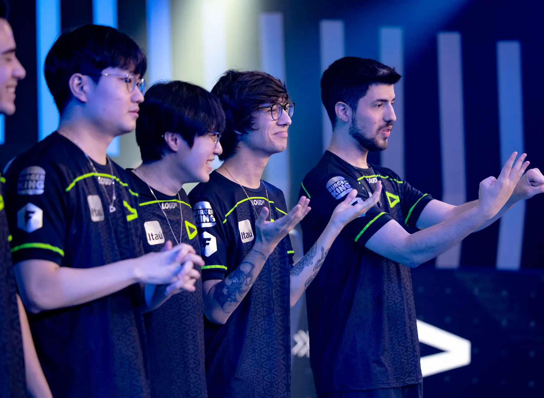 LOUD after winning Split 1 of CBLOL 2023