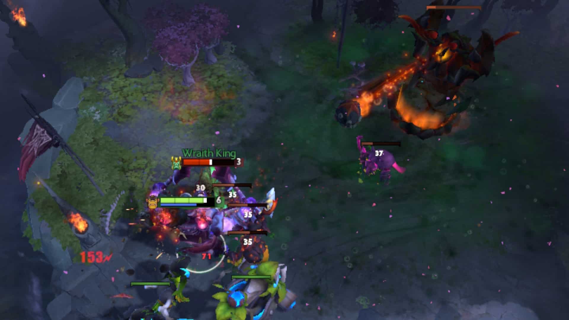 Alchemist strikes enemies with critical hits