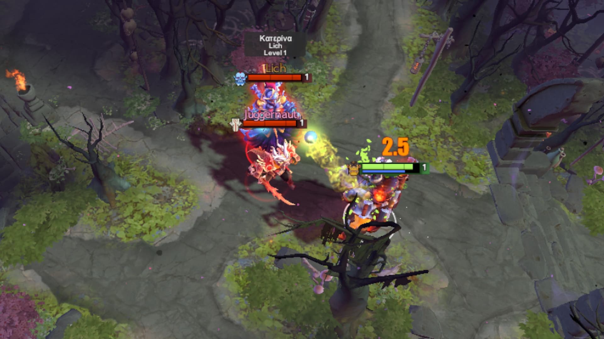 Alchemist stuns multiple enemies using Unstable Concoction