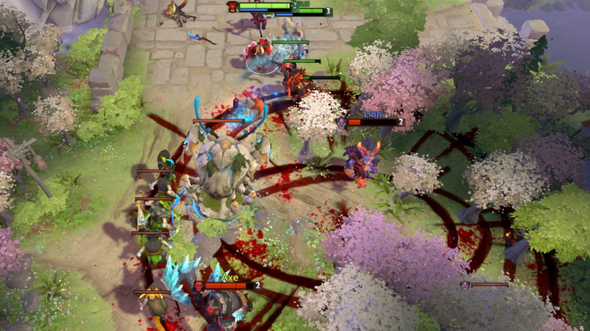 Bloodseeker uses Blood Rite to silence his enemies