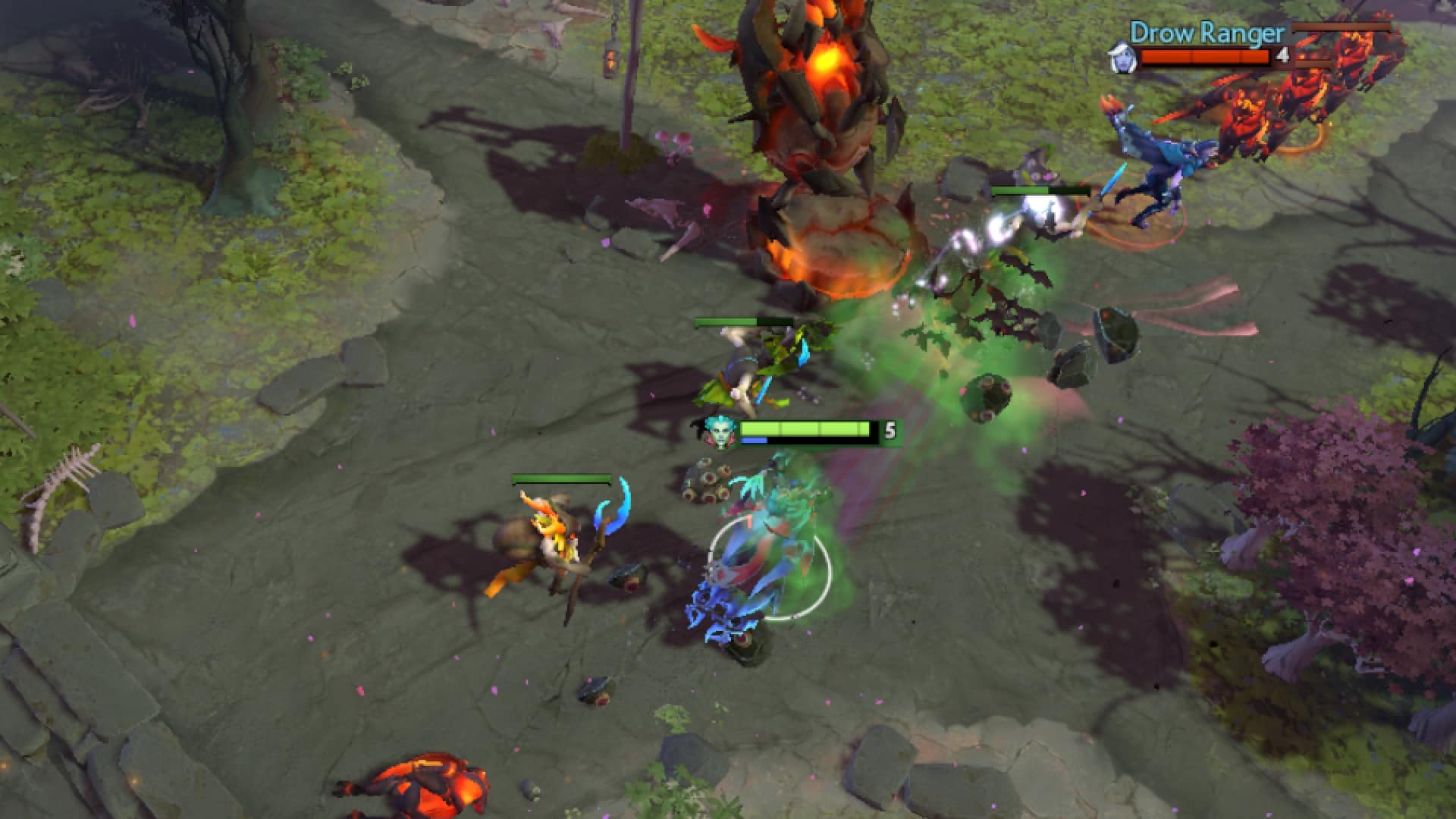 Death Prophet nukes enemies in the mid lane