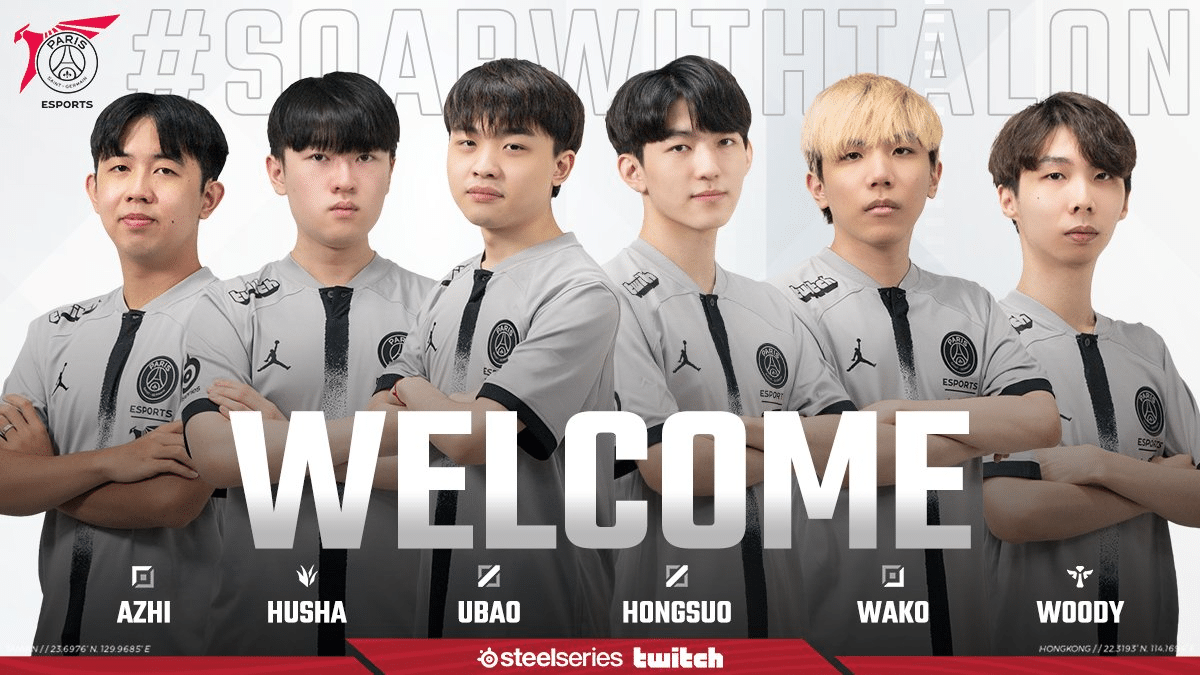 PSG Talon MSI the lineup of PSG Talon