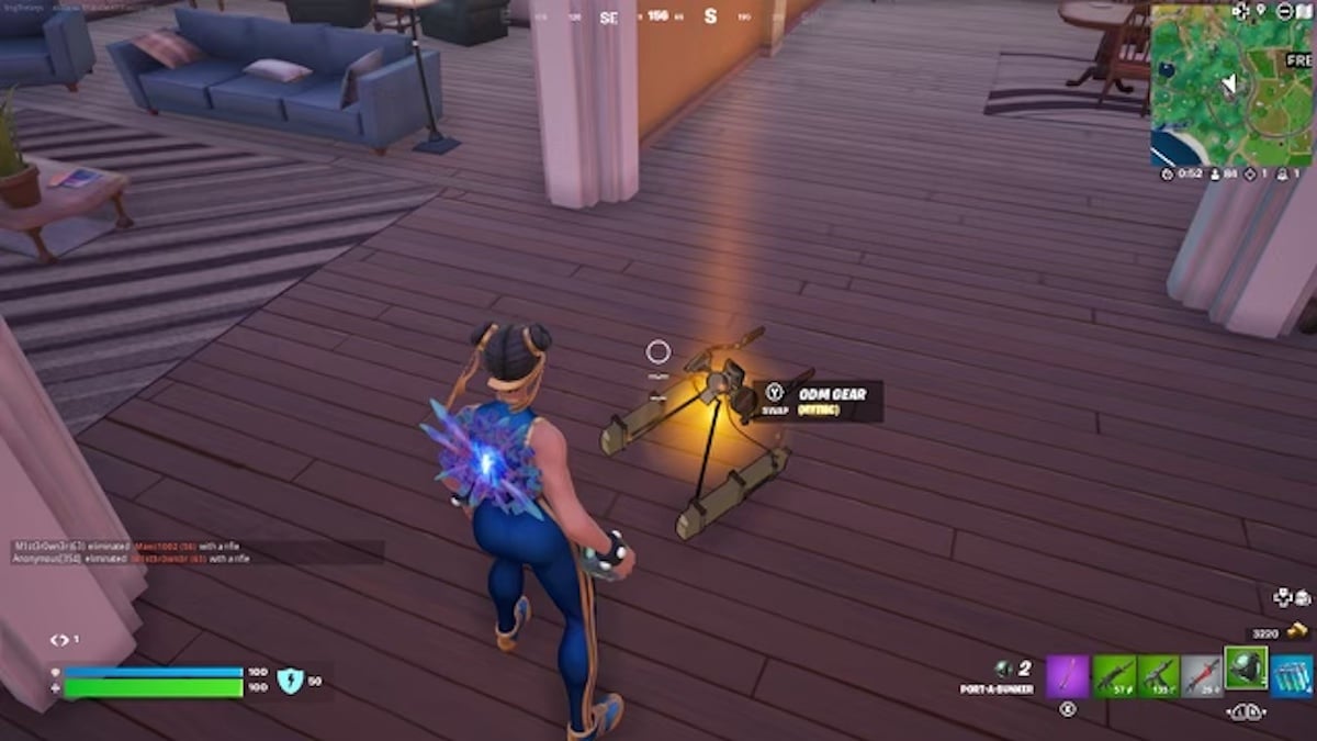 Fortnite ODM Gear and Thunder Spears