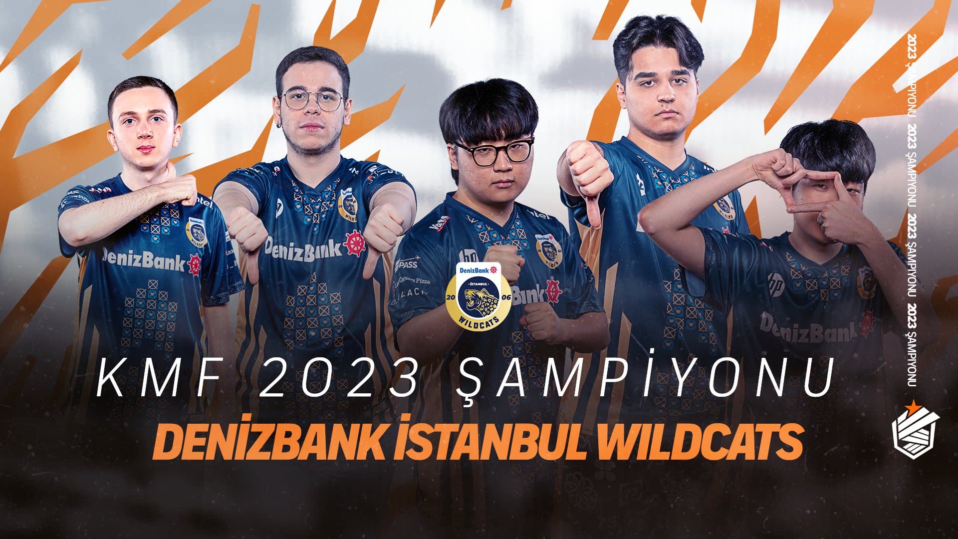 Los Heretics vs Istanbul Wildcats The Lineup of Istanbul Wildcats at the end of the 2023 TCL Winter Split