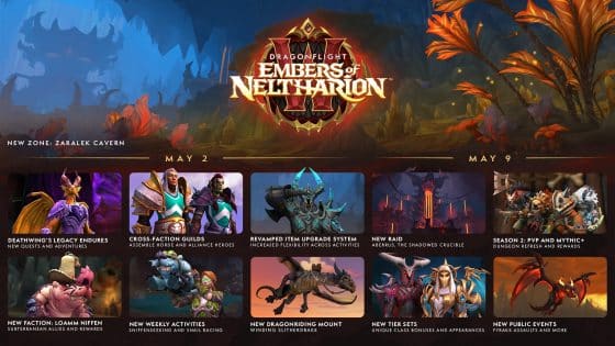 Dragonflight Roadmap Patch 10.1 – Embers of Neltharion