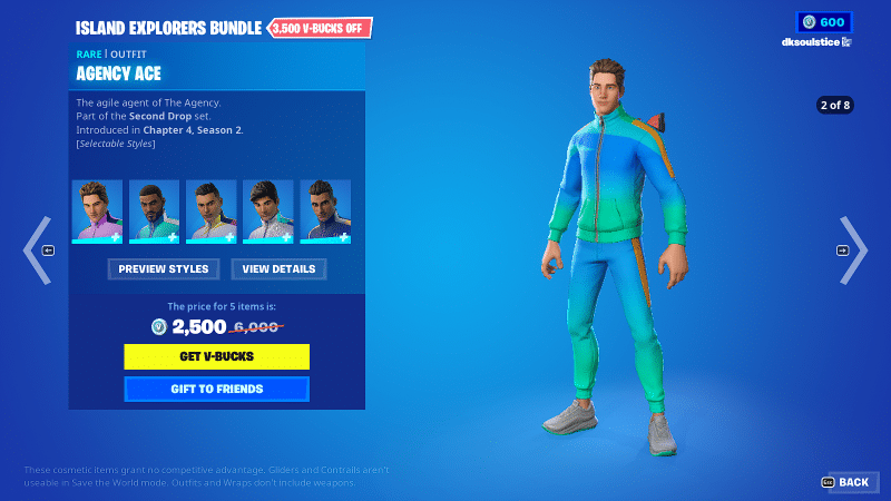 The Second Set Outfits have a lot of different styles.