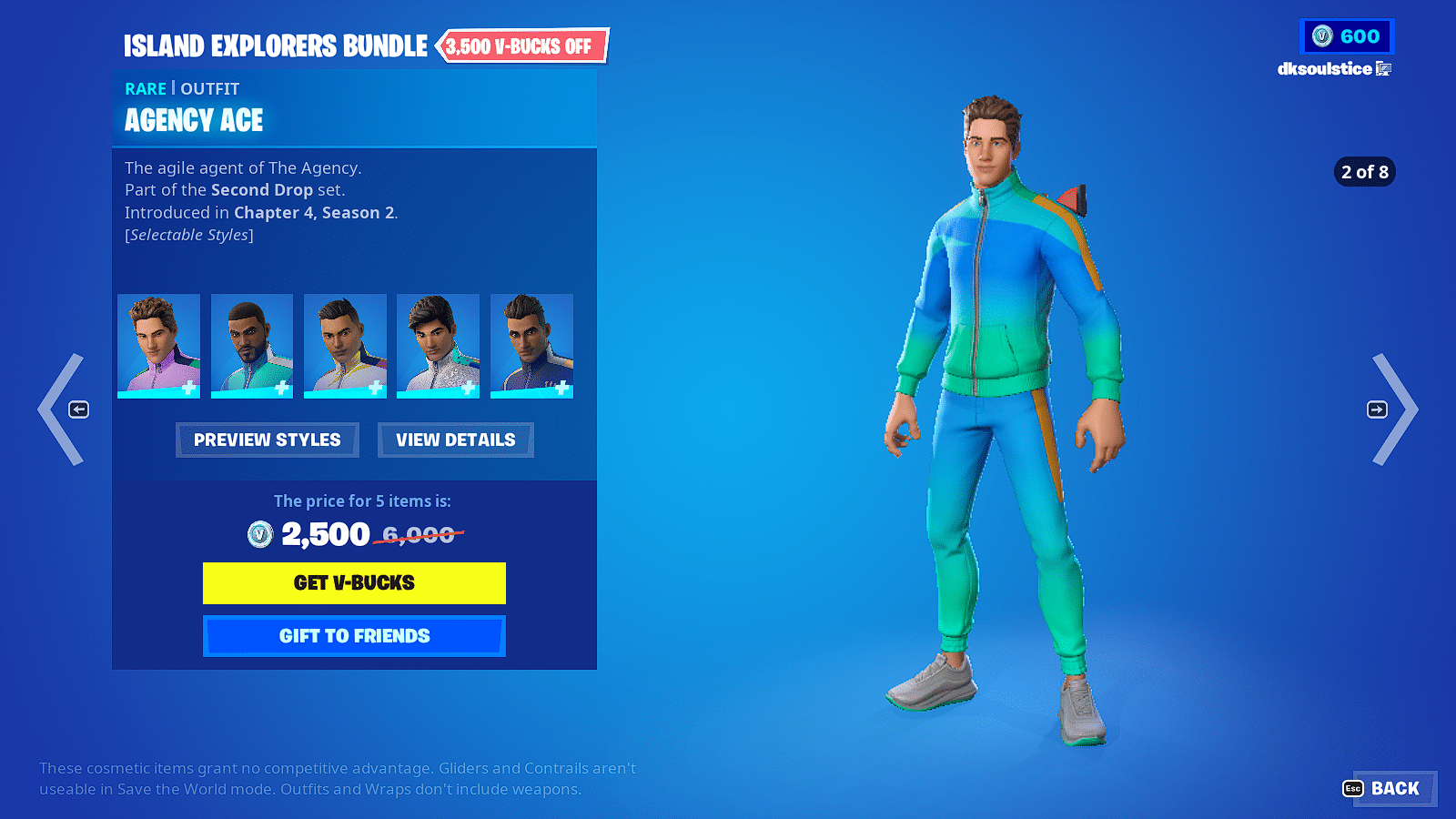 The Second Set Outfits have a lot of different styles.