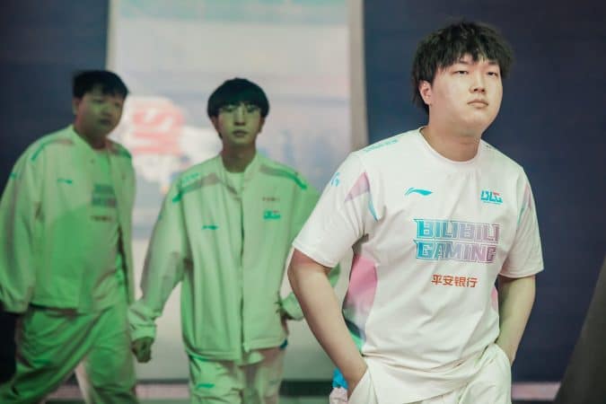 Bilibili Gaming the players of the Chinese Second seed