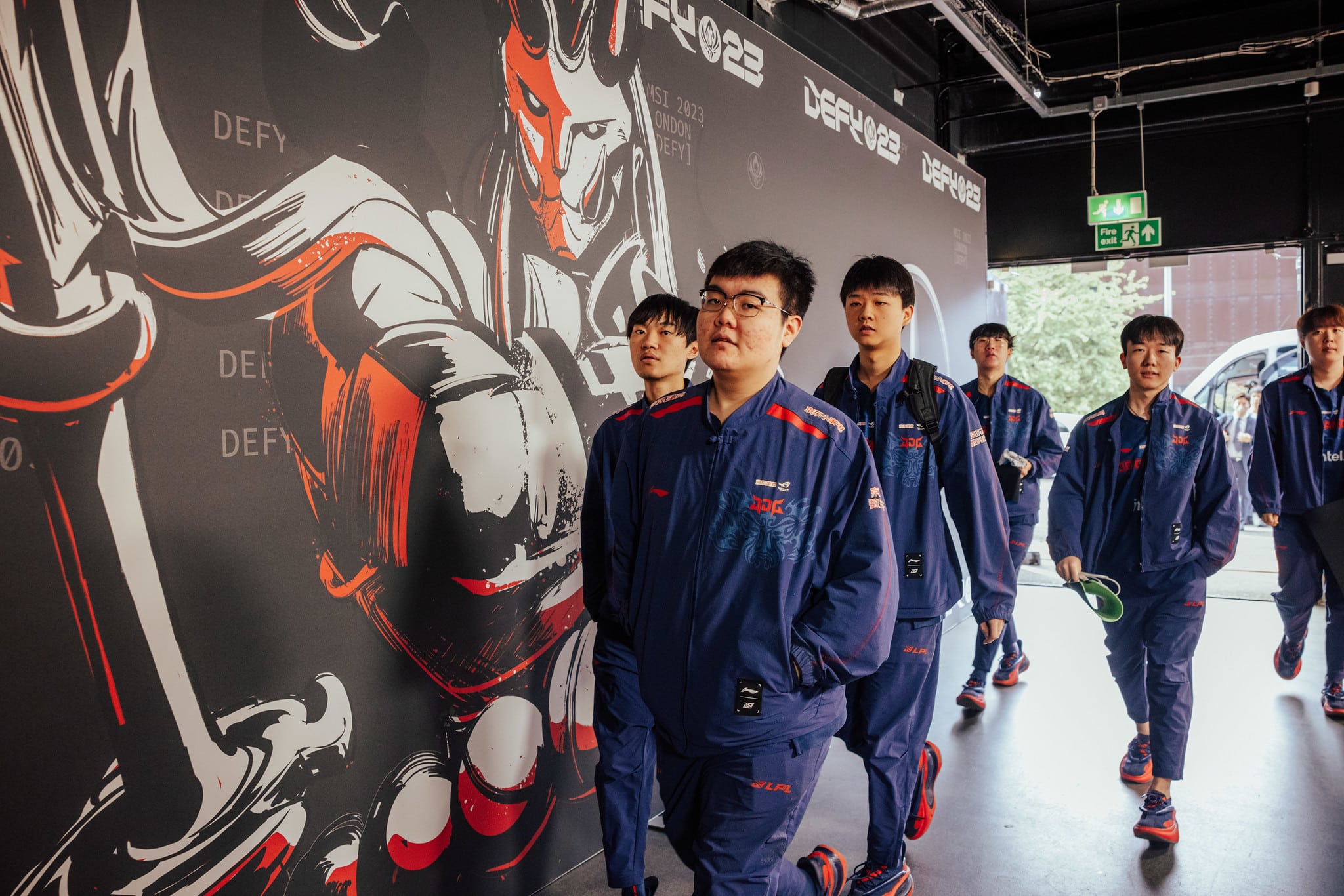 T1 vs JDG The squad of JD Gaming