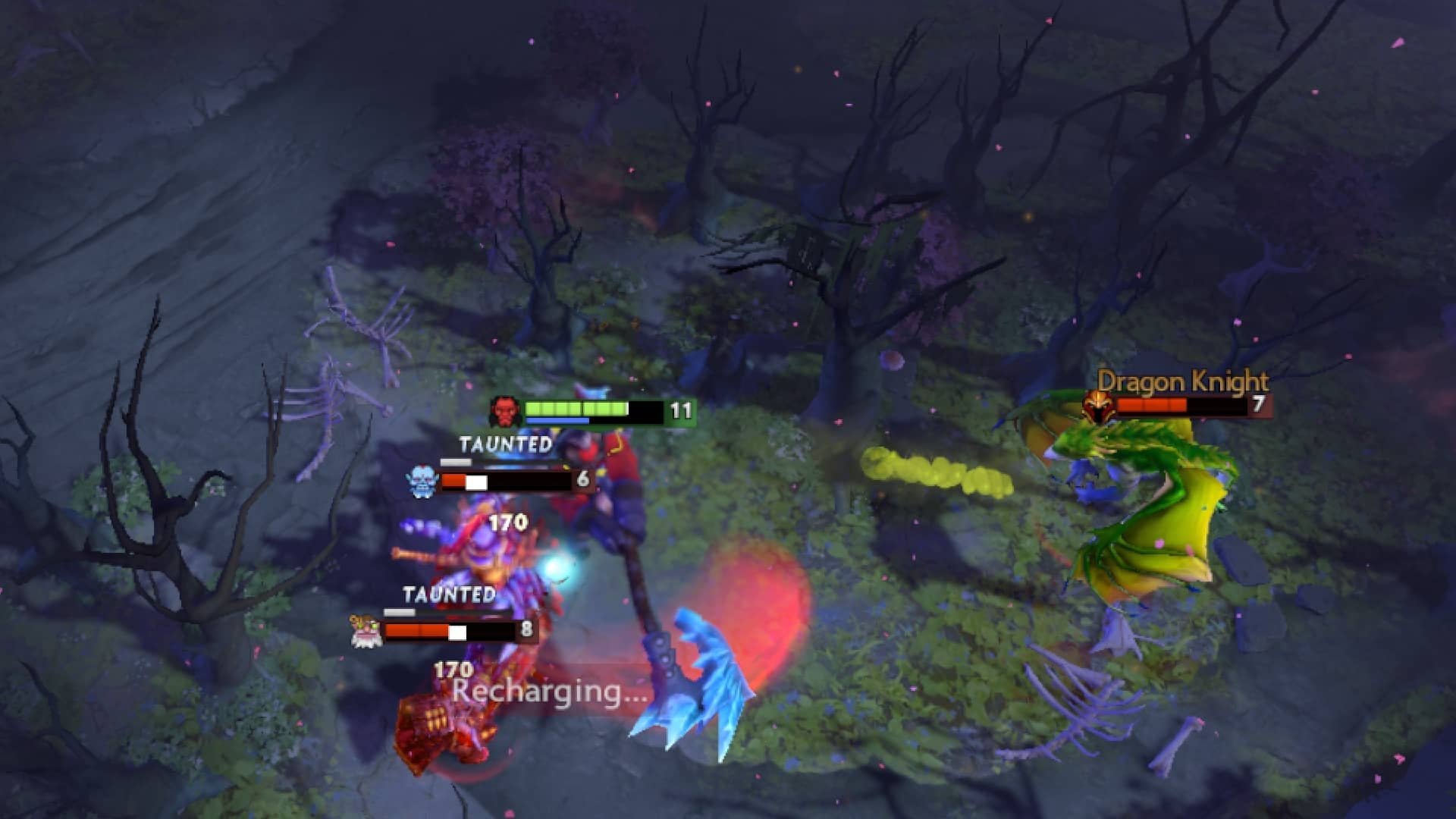 Axe buys a Heart of Tarrasque to restore his health