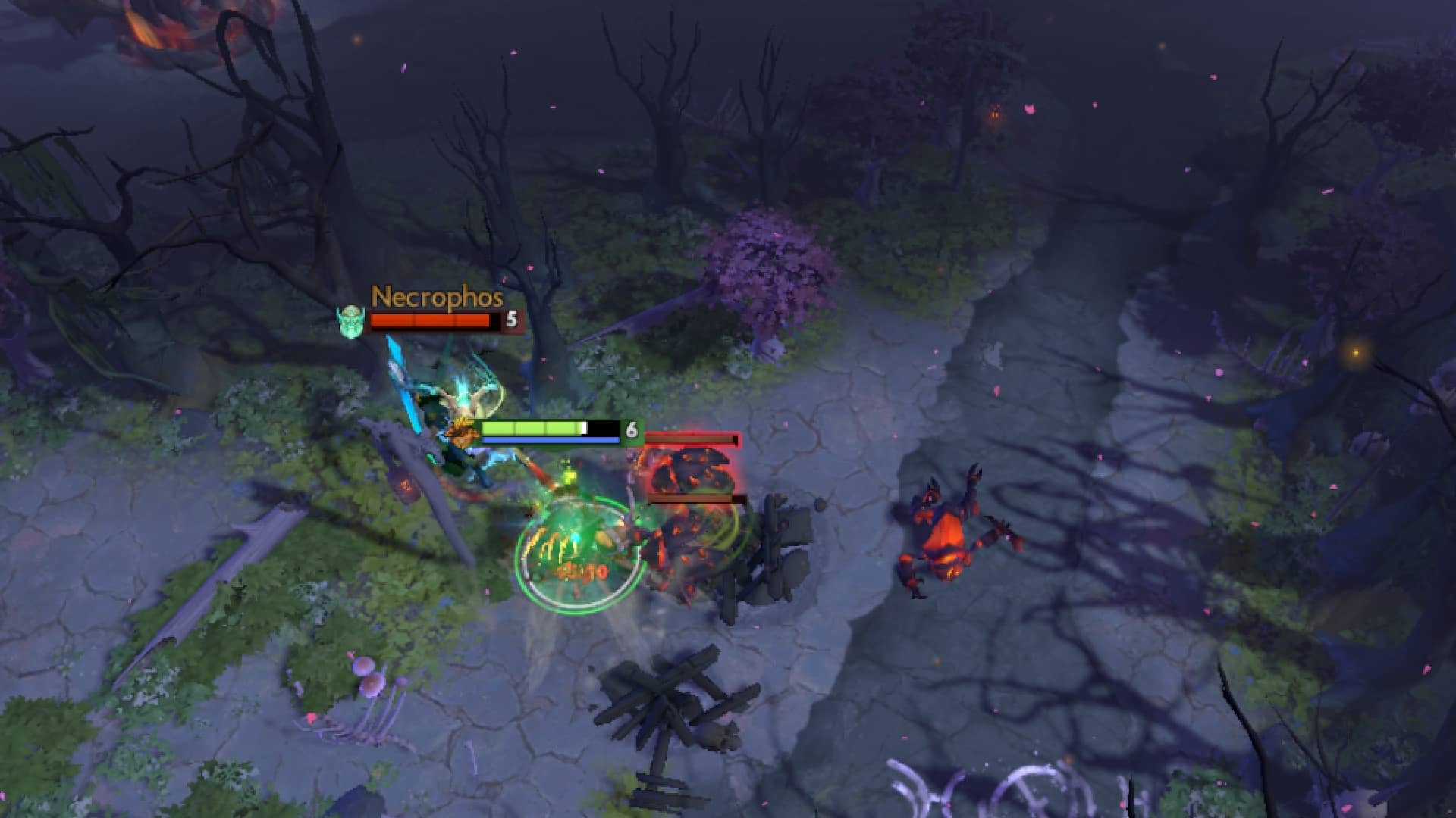 Bristleback uses Holy Locket to regenerate health