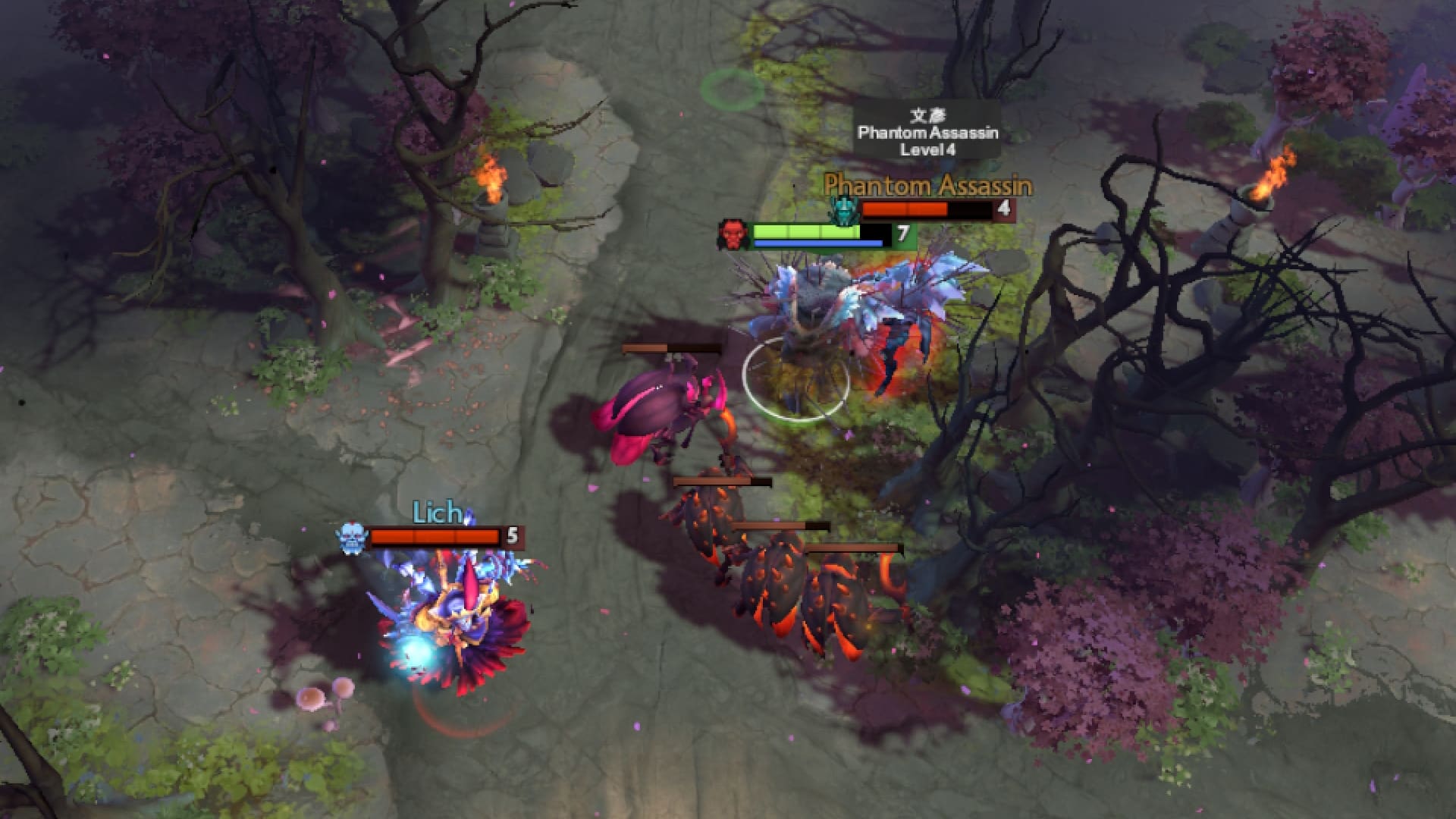 Axe buys a Blade Mail at level 7 level